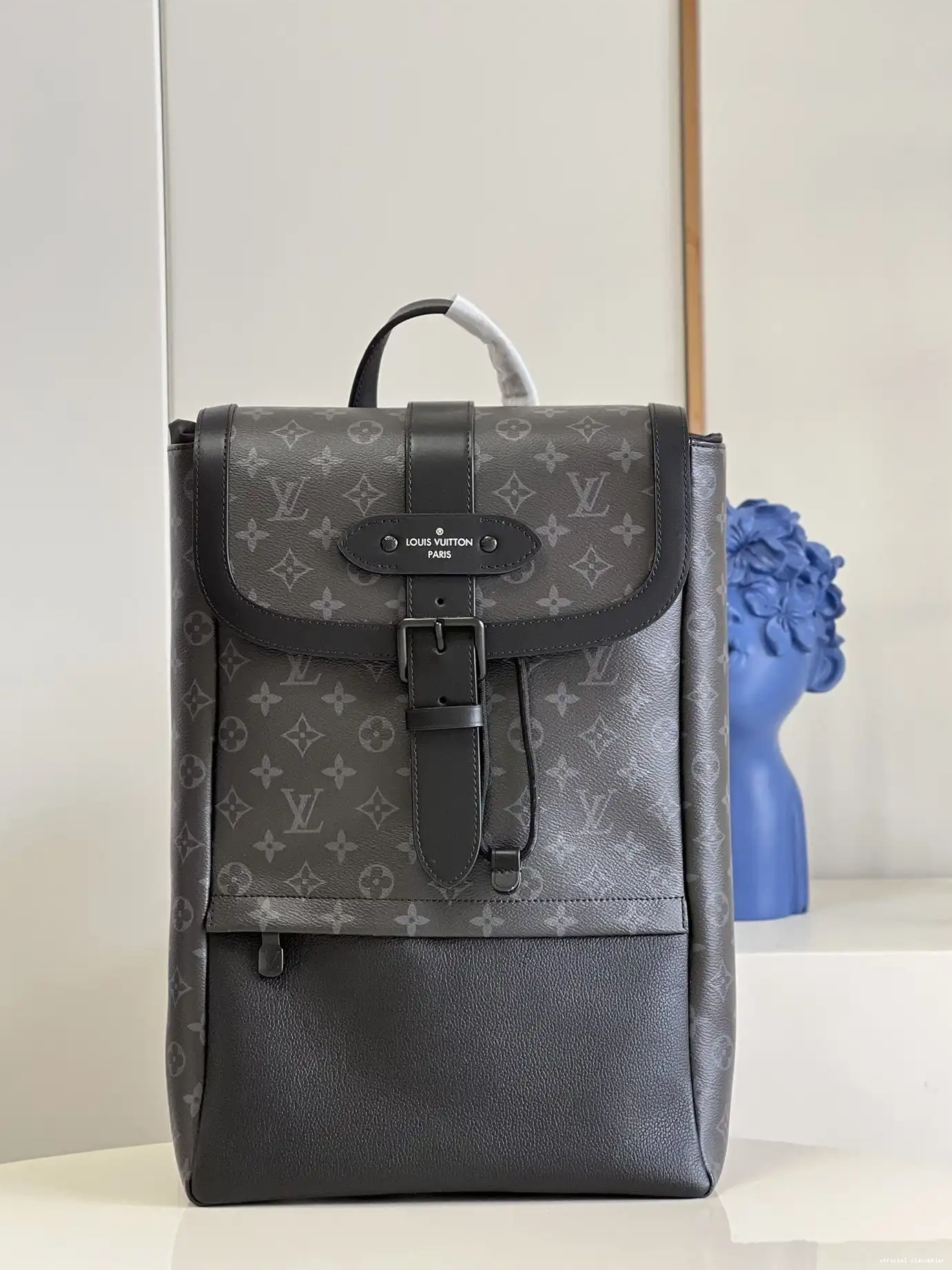 Official oldcobbler BACKPACK SAUMUR VUITTON LOUIS 0625